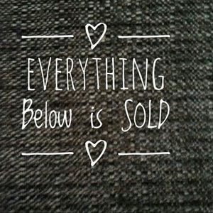 Everything below here is sold